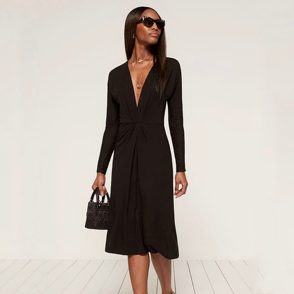 Long Sleeve Midi Dress 